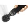Cordless Wand Massager - Strong Therapeutic Vibration - Full Body Massage - Sore Muscle & Sports Recovery - Rechargeable - Waterproof - Personal Mini Handheld for Neck Back Shoulder - Black