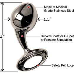 Njoy Pure Plug Large with Sliquid Sassy Anal Lube
