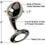 Njoy Pure Plug Large with Sliquid Sassy Anal Lube Njoy Pure Plug Large with Sliquid Sassy Anal Lube
