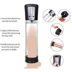 JS-YQX Male Peňňis Enlargement Pump Begginer Bigger Powered Vaccum Training Enhancer Grear Gifts for Couple