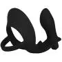 Sexbaby Vibrating Erection Enhancing Cock Ring and Anal Butt Plug Combo, 10 Frequency Prostate Massager Sex Toys for Man Incredible Orgasms