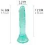 JSCRlove 6 Inch Beginners Mini Soft-Ďîldɔ Women Massager Women Body Wand Massager,Beginners Lifelike Suction Cup Tools(Green) Women Socks