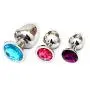 Batyuery 3 Pcs Crystal Amal Plug Round Shaped Base with Jewelry Butt Six Kit for Men Amal Play Batyuery 3 Pcs Crystal Amal Plug Round Shaped Base with Jewelry Butt Six Kit for Men Amal Play