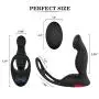 PHANXY® 3 In 1 Remote Controlled Vibrating Prostate Massager/Vibrator with Cock Ring and Ball Loop 9 Speeds G Spot Vibrator Waterproof Anal Sex Toy for Men Women and Couples PHANXY® 3 In 1 Remote Controlled Vibrating Prostate Massager/Vibrator with Cock Ring and Ball Loop 9 Speeds G Spot Vibrator Waterproof Anal Sex Toy for Men Women and Couples