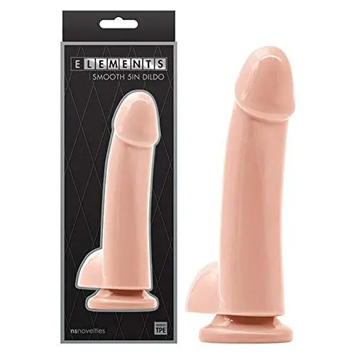 NS Novelties Elements Smooth Dildo, 5 Inch, White NS Novelties Elements Smooth Dildo, 5 Inch, White