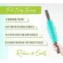 Nicole Miller Muscle Roller, 16.5" Body Massage Back Leg Muscle Roller Stick for Relief Muscle Soreness (Teal) Nicole Miller Muscle Roller, 16.5" Body Massage Back Leg Muscle Roller Stick for Relief Muscle Soreness (Teal)