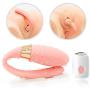 Desk Female Hand Free Female Electric 9 Vibration Hands-Free Realistic Female Toy t-Shirt USB Charging Dual Motor.