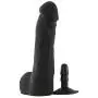 KINK By Doc Johnson The Perfect Cock - 10.5 Inch - Dual Density ULTRASKYN - Removable Vac-U-Lock Suction Cup Base - F-Machine and Harness Compatible - Dildo - Black