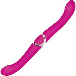 Evolved Novelties Coupled Love Silicone Rechargeable Double Ended Pink Vibrator