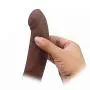 Štráp-oň  Dǒngs 6.7 in Beginner Hǒllǒw Strápǒn with Belt for Male E-xt-én-dér - Silicone Flaccid Pleasure Toy Štráp-oň Dǐldǒღ (Color : Brown)