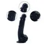 HYLHYL3-F Hāndhēld Portable Simulated Toy Flexible Vibration Thrust Large Toy Black Color PVC Material (9.25 Inch/23.5cm) HYLHYL3-F Hāndhēld Portable Simulated Toy Flexible Vibration Thrust Large Toy Black Color PVC Material (9.25 Inch/23.5cm)