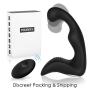 PHANXY® Upgraded Remote Control 9 Speeds Vibrating Prostate Massager Rechargeable G Spot Vibrator Waterproof Anal Sex Toy for Men Women and Couples