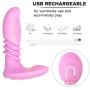 Women Thrusting G Spotter Stimulator Toys Clitorial Toy Oral Tongue Simulator Multi Speed Clitorial Sucking Toys for Female Her Tshirt Wireless Control Speeds