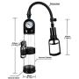 Detachable Male Pennis Vacuum Suction Pump with Pressure Gauge and Quick Release Valve 12inch Tshirt Air Pressure Massage Device