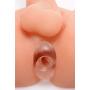 Master Series Tight Hole Clear Ribbed Penis Sheath