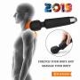 Personal Cordless Wand Massager - 20 Powerful Modes, Silent, Handheld, Waterproof, Electric, USB Rechargeable | Massage Stick for Body, Neck, Shoulders, Back - Sports Recovery & Muscle Aches (Black)