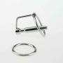 Harmily Stainless steel Hollow Urethral Sounding Dilators Penis Plug With Glans Rings Catheters Manual massager