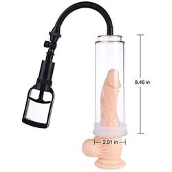 Male Effective PênīsPump air Vacuum Pump Pênīsgrowth, Manual Pênīsextender Length Device for Men 3712