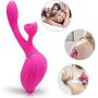NVXYP Sucking Modes Clitorial Bullet Women Vibator Quiet Masturabation Vibator Wand Toy Raised &Sucking Lick Wand Safe Vibrating Climax Sucker Stimulating Waterproof