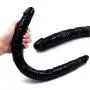 21.56 Inches Double Head Waterproof and Flexible Ms Super Soft Toy Pleasure Toy for Women Ānalmǎssager