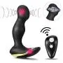 Anal Toy Vibrating Prostate Massager with 6 Novelty Left-Right Hitting Mode and 6 Stimulation Frequency for Anus Play, Utimi Bead Butt Plug P-spot Vibrator with Remote for Male Couple Rechargeable Anal Toy Vibrating Prostate Massager with 6 Novelty Left-Right Hitting Mode and 6 Stimulation Frequency for Anus Play, Utimi Bead Butt Plug P-spot Vibrator with Remote for Male Couple Rechargeable