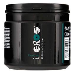 EROS Personal Lubricant for Fisting and Anal Sex - Thick and Long Lasting Back-Door Relaxing Gel - Hybrid Silicone and Water Based Anal Lube for Men | Women |Gays - 500-ml (17-oz)