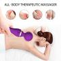 Handheld Wireless Waterproof Massager - 9 Frequency Modes - Deep Muscle Tissue For Muscle Fascia Release Pressure - Waterproof Home Sports Equipment (purple)