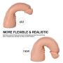 NicoMoO Lesbian Strap on Double Dildo Dongs Adjustable Harness Realistic Penis Double Stimulation Anal Sex Toys for Woman Couples (Lesbin)