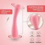 Handheld Personal Vibrating Wand Massager with Lube & Toy Cleaner – 20 Multi-Speed Sex Vibrator for Women, USB Rechargeable