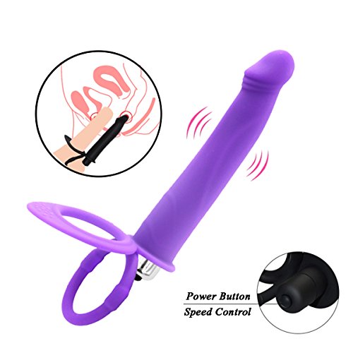 Dingye Double Vibrating Penetration Strap-on Dildo Anal Vibrator