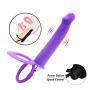 Dingye Double Vibrating Penetration Strap-on Dildo Anal Vibrator