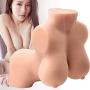 Lifelike Sex Dolls for Men Male Full Size Male Masturators TPE Women Love Dolls for Men Male - Realistic Silicone Vagina Anal Sex Toys (10×6.2×4in)