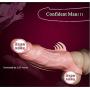 Reusable Condom Penis Sleeve Extender,Couple Membrum Penis Case Cover Dick Overstriking Erection Ipsism Sexual Intrest Stick Wand Fun Rod Sleeve