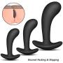 Butt Plug Trainer Kit for Comfortable Long-Term Wear, Pack of 3 Silicone Anal Plugs Training 1 Set