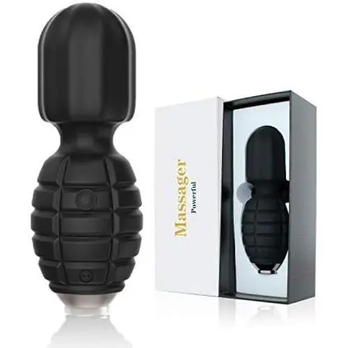 Mini Wand Massager with 10 Speeds Modes,Wireless Small Wand Massager for Neck Back Shoulder (Black) Mini Wand Massager with 10 Speeds Modes,Wireless Small Wand Massager for Neck Back Shoulder (Black)