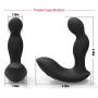 XSEXO - 15m Wireless Control 10 Speeds Stimulator for Men & Couple Rechargeable Massager (Black)