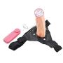 Vibrating Sex Dildo Strap ON Toy Male Female Sex Toy