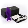 IMO Vibrating G-spot Rabbit Massager - Dual Motors Stimulation Vibrator - Quiet yet Powerful - Rechargeable & Waterproof - Best for Women or Couples (Purple)