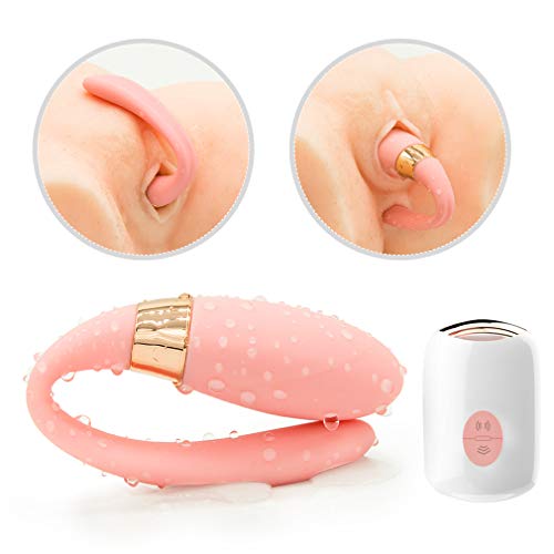 Wireless Wearable U Shape Couples Love Stimulation Vibrating Toy with Strong Patterns Handsfree Remote Control USB Waterproof Wand