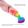 Utimi Silicone Dildo Liquid Realistic Big Dick G-spot Stimulator with Suction Cup,Rainbow Pattern Utimi Silicone Dildo Liquid Realistic Big Dick G-spot Stimulator with Suction Cup,Rainbow Pattern