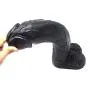 16.14 Inch New Arrival FAAK Super Huge 3 Inch Thick ReaIistic Dildo Female Masturbation Tool Massive Anal Sex Toy for Male Long Giant (Black)