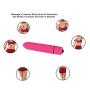 Powerful Bullet Vibrator with 10 Modes, Portable Mini Pocket Vagina Stimulator, Rechargeable Waterproof Super-Strong Adult Sex Toys for Women with Discreet Package (Black)