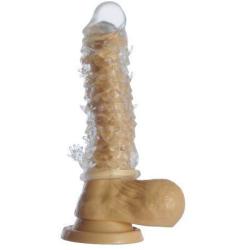 The Smith Couple Clear Crystal Skin Dragon Penis, Sleeve Reusable Delay Condom Enlargement Penis, Ring Increase Sex Toys for Men Sex Products