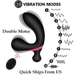 Rechargeable Massager, for Relaxation Remote Massaging Man with Multiple Vibrating Speed and Patterns …