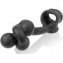 Buttballs Asslock & Cocksling Oxballs Silicone/Tpr Blend Black Ice Buttballs Asslock & Cocksling Oxballs Silicone/Tpr Blend Black Ice