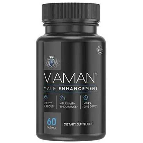 Viaman - Natural Male Performance Enhancement - Increase Endurance, Drive, Energy - 60 Tablets