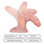 Hyper Realistic Ultra Soft Silicone Dildo Lifelike Vein Superior Penis Dual Layer Liquid Silicone Bendable Penis with Suction Cup Adult Sex Massage Masturbation Toys for Women 7.3 inch (Natural Flesh)