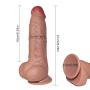 YMMYGI Flexible Dîldɔ Powerful Sucker Waterproof Soft Portable Women Body Relaxer