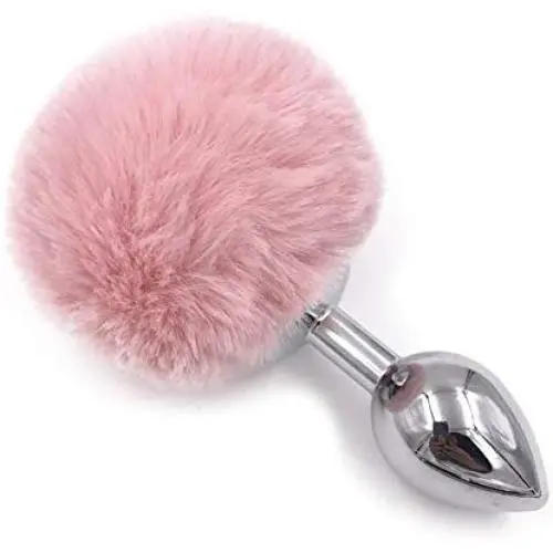 Stainless Steel Rabbit Tail Anal Plug Metal Bunny Tail Butt Plug Adult Toys for Women Stainless Steel Rabbit Tail Anal Plug Metal Bunny Tail Butt Plug Adult Toys for Women