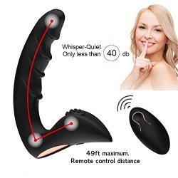 Orlupo Dual Motors Vibrating Anal Vibrator for Men with Remote Control, Anal Vibrators Vibrating Butt Plug Dildo Prostate Massager Stimulator, Adult Male Anal Sex Toys for Men Women and Couples